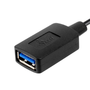 Adaptador Tipo C Macho a USB 3.0 A Hembra, Color Negro, XTC-515 Xtech :  Precio Guatemala