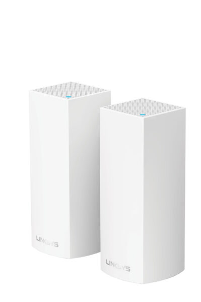 Router<br>Sistema Velop Wi-Fi Intelligent Mesh tribanda de Linksys (AC4400, paquete de 2)